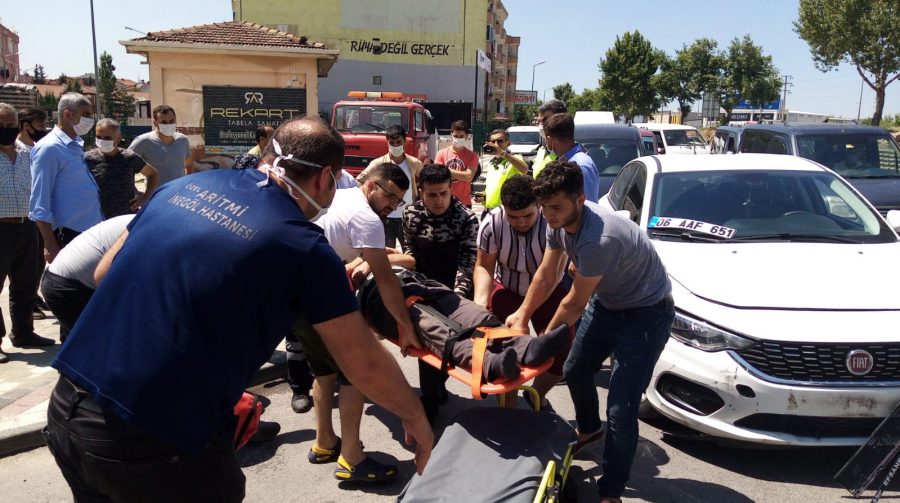 Bursa'da ambulansı böyle beklediler!