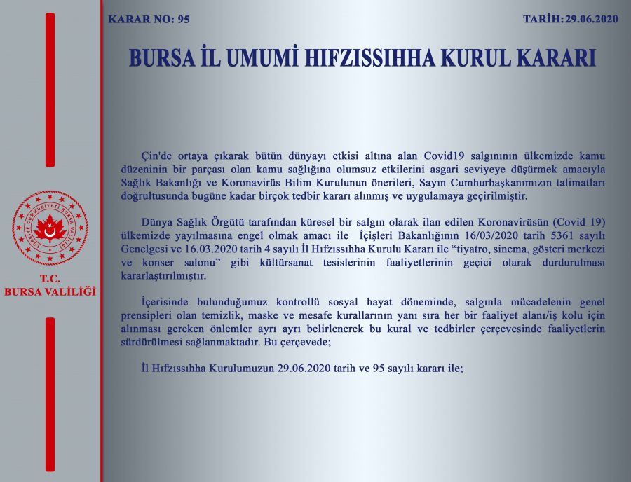 Bursa Valiliği duyurdu! Çarşamba günü...