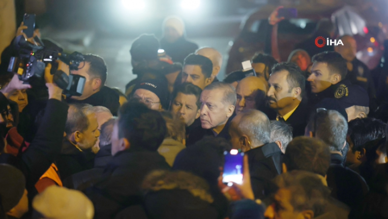 Cumhurbaşkanı Erdoğan, Hatay'da incelemelerde bulundu