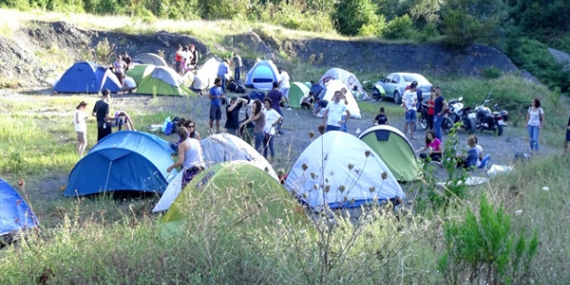 Çadırlı eyleme CHP'den destek