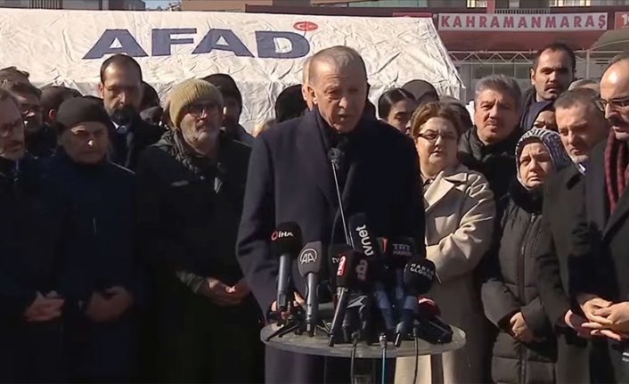 Erdoğan açıkladı! Can kaybı 9 bin 57'e yükseldi