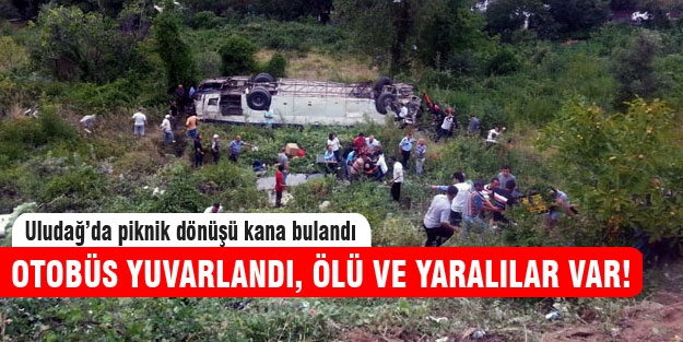 Uludağ'da feci kaza! Çok sayıda yaralı var