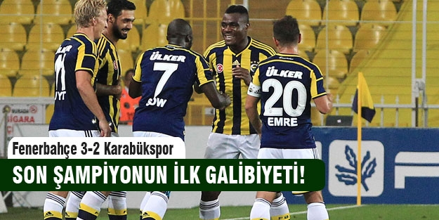 Fenerbahçe 3-2 Karabükspor