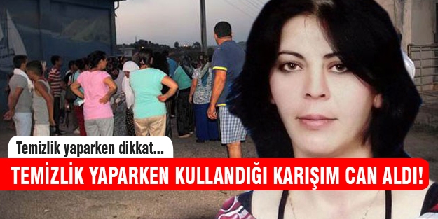 Tuz ruhu ve çamaşır suyu karışımı can aldı