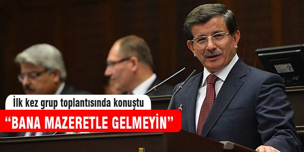 Başbakan Davutoğlu grup toplantısında ilk kez konuştu!
