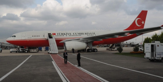 Erdoğan KKTC'ye yeni uçağıyla gitti