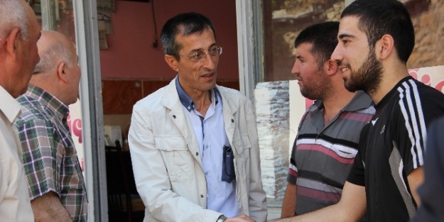 Ak Parti İl Başkanı Fatih Yeşilyurt,  Tortum Ve Oltu İlçesinde Ziyaretlerde Bulundu