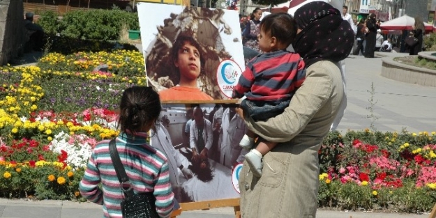 Erzurum’da Gazze İçin Yardım Sergisi Açıldı