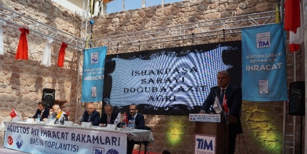 Türkiye İhracatçilar Meclisi 2014 Ağustos Ayı Rakamlarını İshakpaşa Sarayında Açıkladı