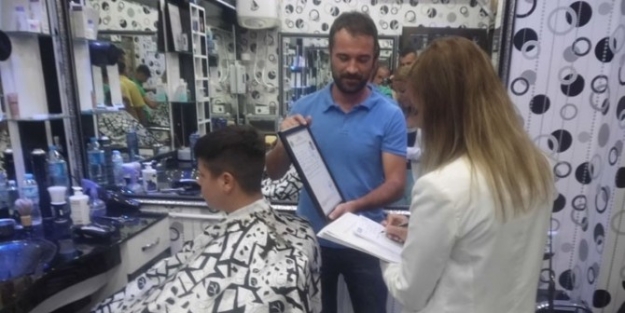 Edirne’de Berber Ve Kuaför Denetimi