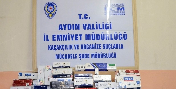 Aydın’da 9320 Paket Kaçak Sigara Ele Geçirildi