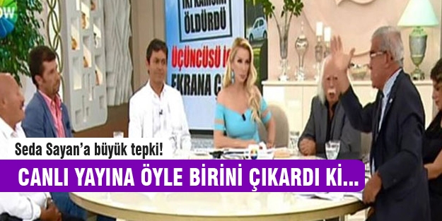 Seda Sayan'ın programına çıkardığı konuğa tepki