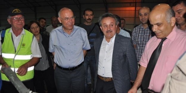 Süleymanpaşa Belediye Başkanı Ekrem Eşkinat Balık Halini Ziyaret Etti