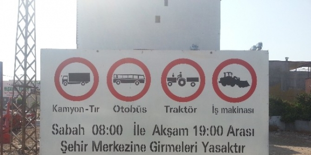 Kırıkhan’da Ağır Tonajlı Araçlara Şehir İçi Yasağı