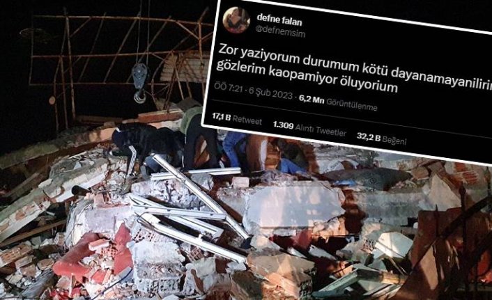 Göçük altından yazdı: "Gözlerim kapanıyor, ölüyorum"