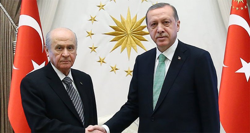 Cumhurbaşkanı Erdoğan, Bahçeli ile görüştü