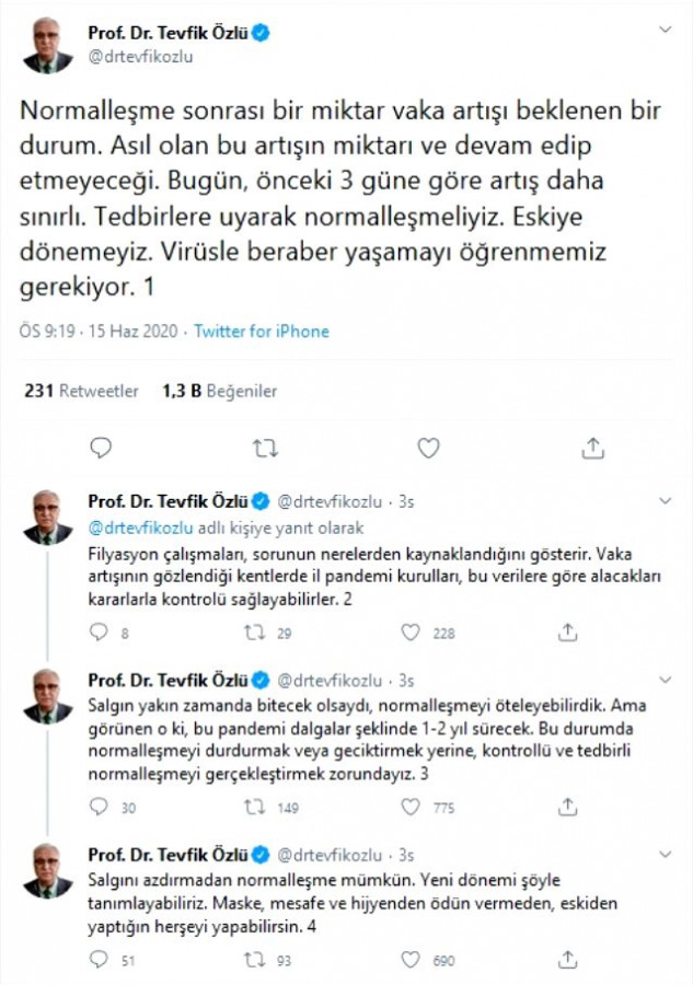 Salgın yakın zamanda bitmeyecek