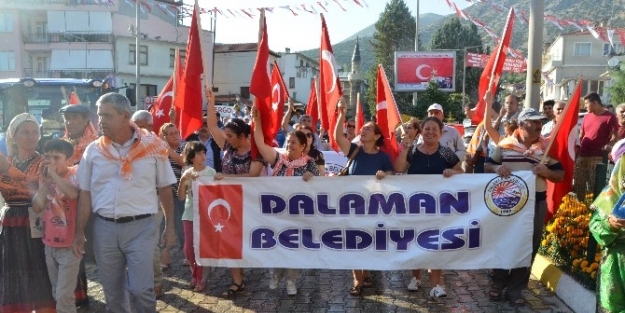 Dalaman Belediyesi Elmalı Yörük Festivali’ne Katıldı