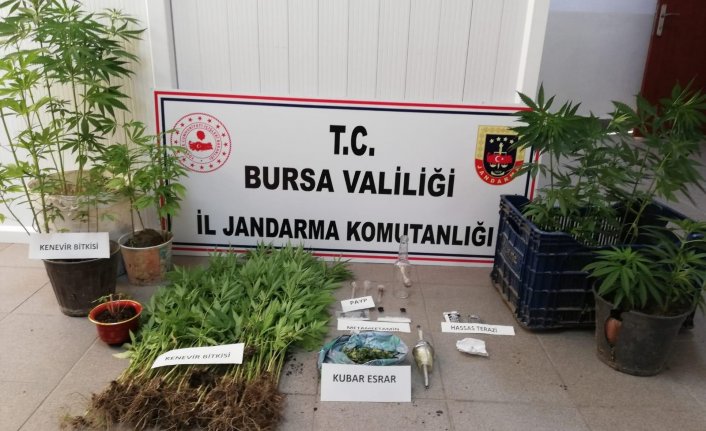 Bursa jandarmadan uyuşturucuya geçit yok