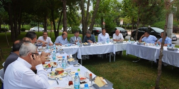 Başkan Çerçi Oda Başkanlarının Sıkıntılarını Dinledi
