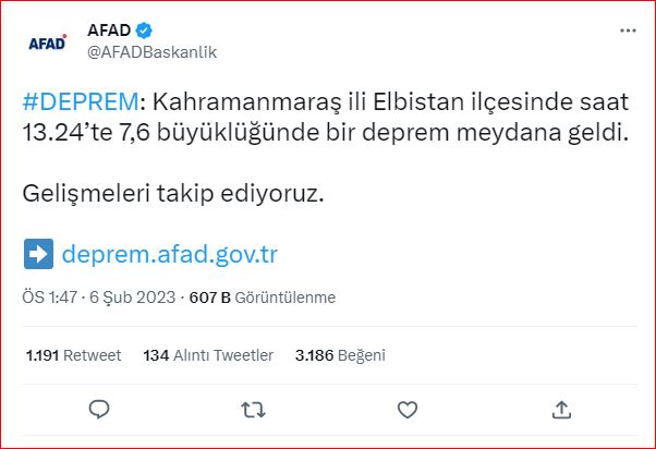 SON DAKİKA! 7.6 şiddetinde yeni deprem