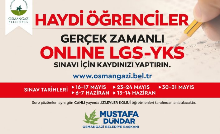 Online sınava rekor katılım