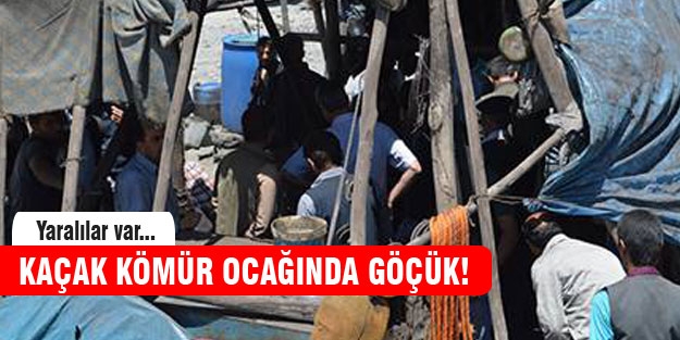 Kaçak kömür ocağında göçük!