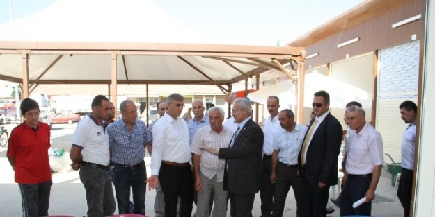 Başkan Başsoy Buğday Meydanı Esnafı İle Biraraya Geldi