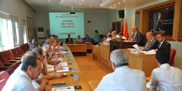 Tekirdağ Büyükşehir Belediyesi Aykome Üst Toplantısı Gerçekleştirildi