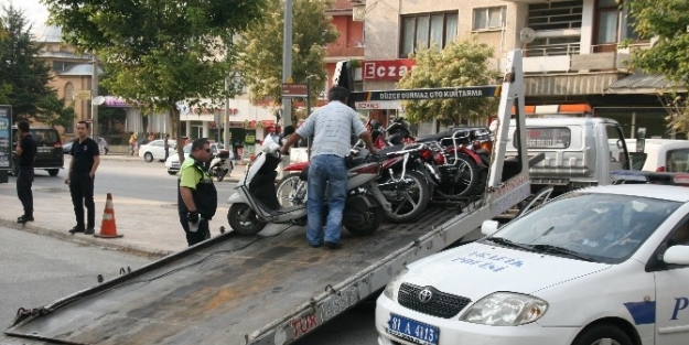 Düzceli Motorculara Sıkı Kontrol
