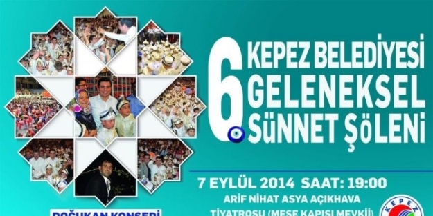 Kepez’de Sünnet Şöleni 7 Eylül’de Düzenlenecek