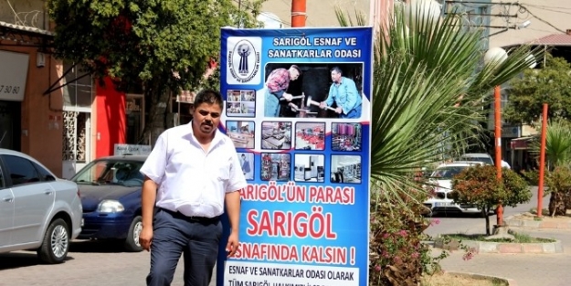 Sarıgöl’de Esnafa Destek Kampanyası