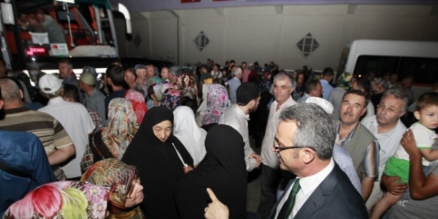 Gebzeli Hacıları Başkan Köşker Uğurladı