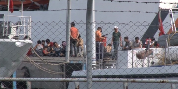 Boğaz’da kaçak göçmen operasyonu