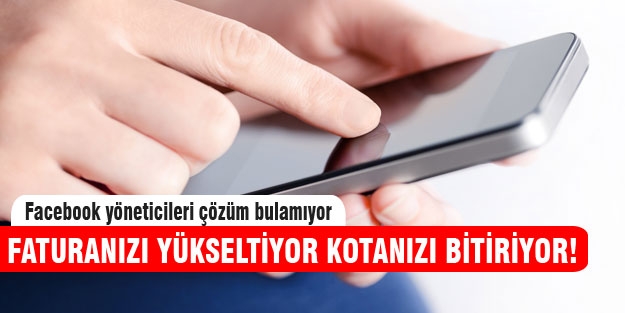 Akıllı telefonlardaki faturayı Facebook yükseltiyor!