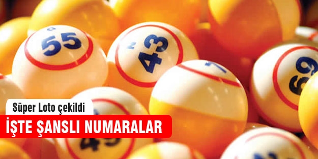 Süper Loto çekildi!İşte şanslı numaralar