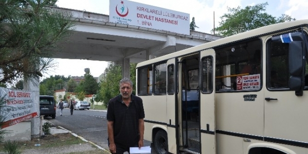 Lüleburgaz’da Minibüsler Hastaneye Giremeyecek