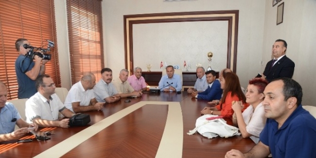 Sendika Yöneticileri, Başkan Sözlü’den Destek İstedi