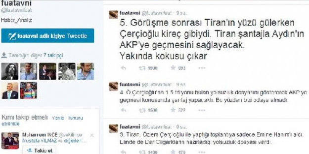 Fuat Avni'nin CHP'li başkanla ilgili iddiaları yalanlandı