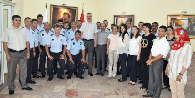 Başkan Özkan Zabıta Teşkilatını Ağırladı