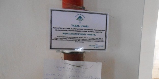 Orhangazi Üniversitesi’nin Ruhsatsız Ek İnşaati Mühürlendi