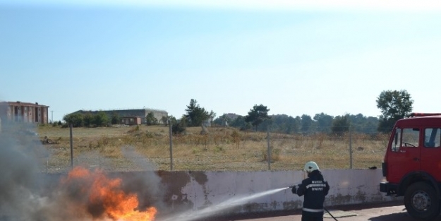 Besaş Süt Tesislerinde Yangın Tatbikatı