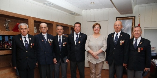 Gazilerden Başkan Pekdaş’a Ziyaret