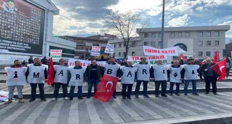 Bursa'dan  "Yıkım değil, barış istiyoruz" çağrısı