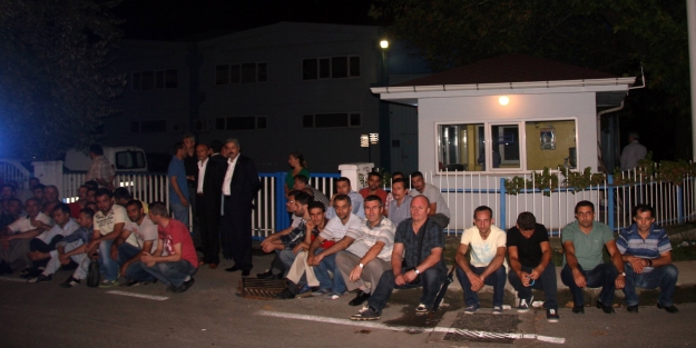 Bursa'da rehin alınan patron söz verdi eylem bitti!