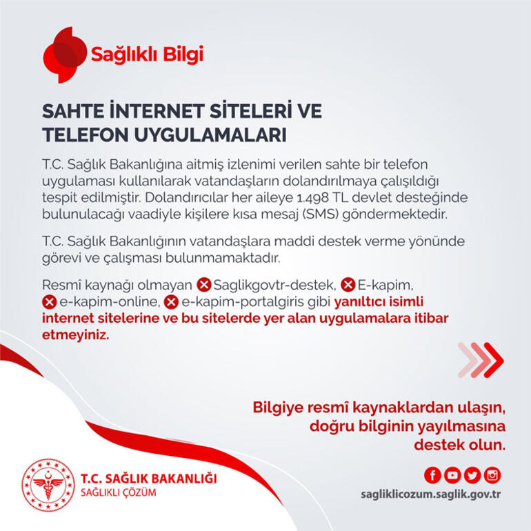 Dikkat! Sağlık Bakanlığı tek tek isimlerini açıklayarak uyardı!