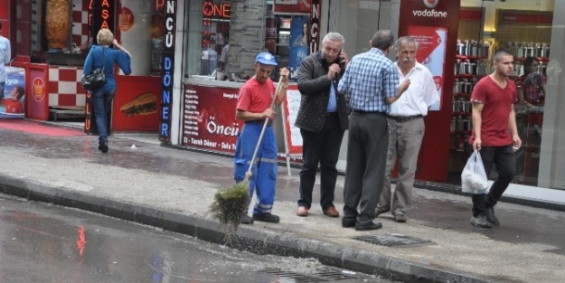 Zonguldak’ta Şiddetli Yağış Etkili Oldu