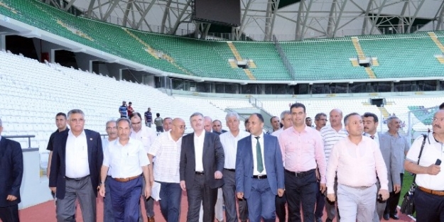 Büyükşehir Meclis Üyeleri Yeni Stadyumu Gezdi