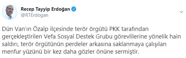 "Bu hain saldırının da bedeli bu alçaklara ödetilecektir"