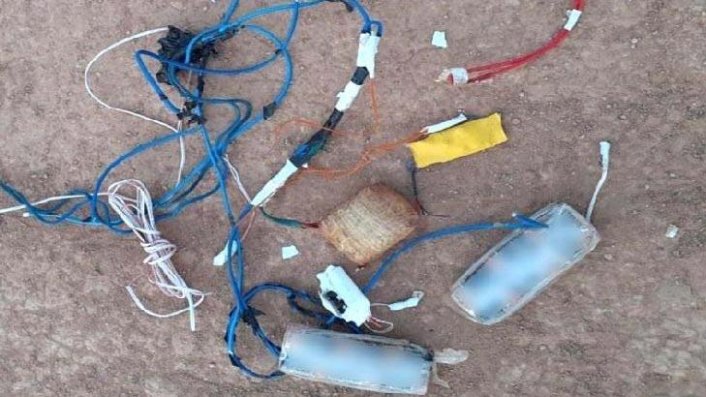 Barış Pınarı bölgesinde yol tuzaklanan EYP imha edildi!